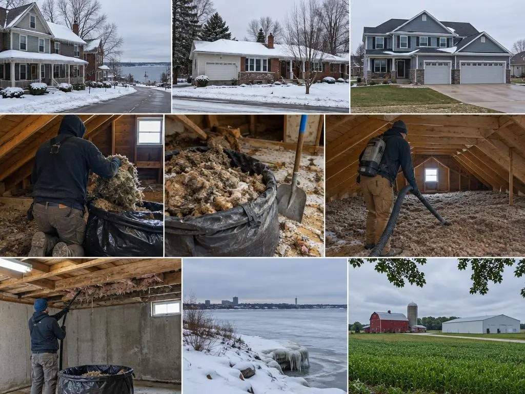 Old Insulation Removal in Green Bay, WI